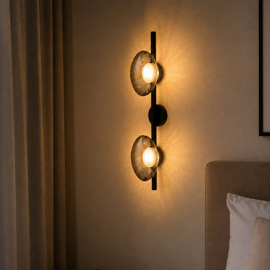 Wandleuchte Ferro - Skulpturales Glas & Licht