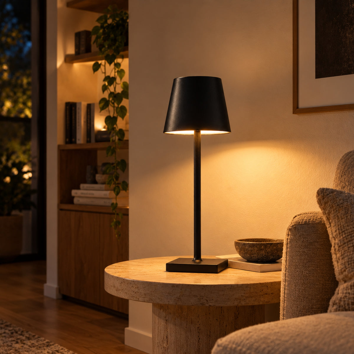 Tischlampe Voya - Kabellose LED mit Touch-Dimmer