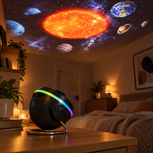 Nachttischlampe Nebula - LED Sternenhimmel-Projektor