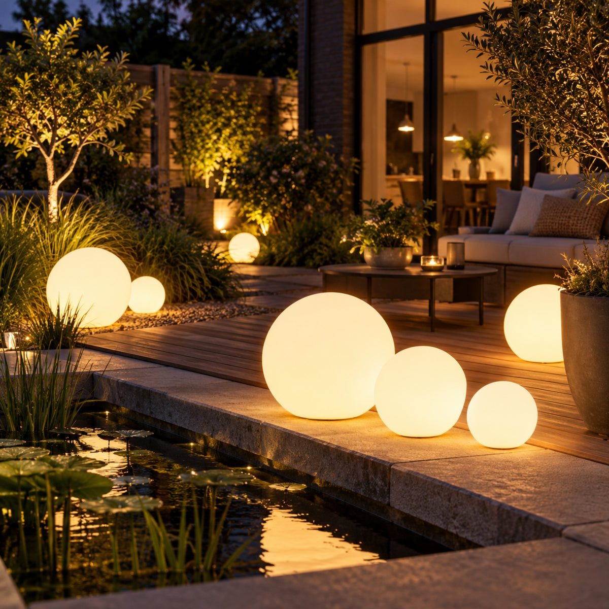 Gartenleuchte Luma - Kabellose LED-Kugelleuchte in 16 Farben
