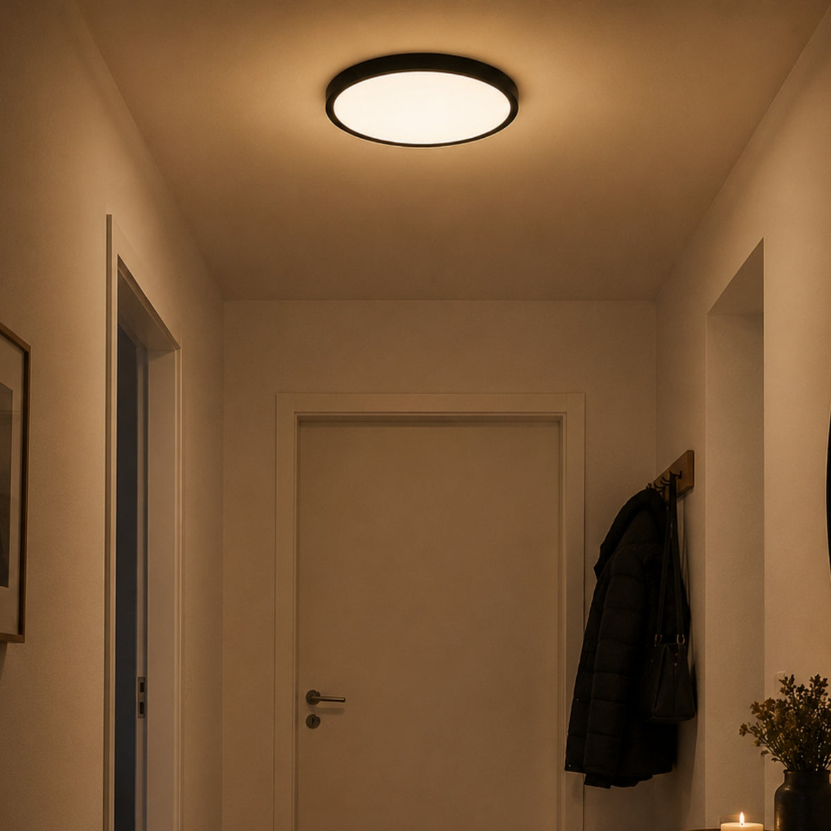 Deckenleuchte Ilara - Flaches Rundes LED Design