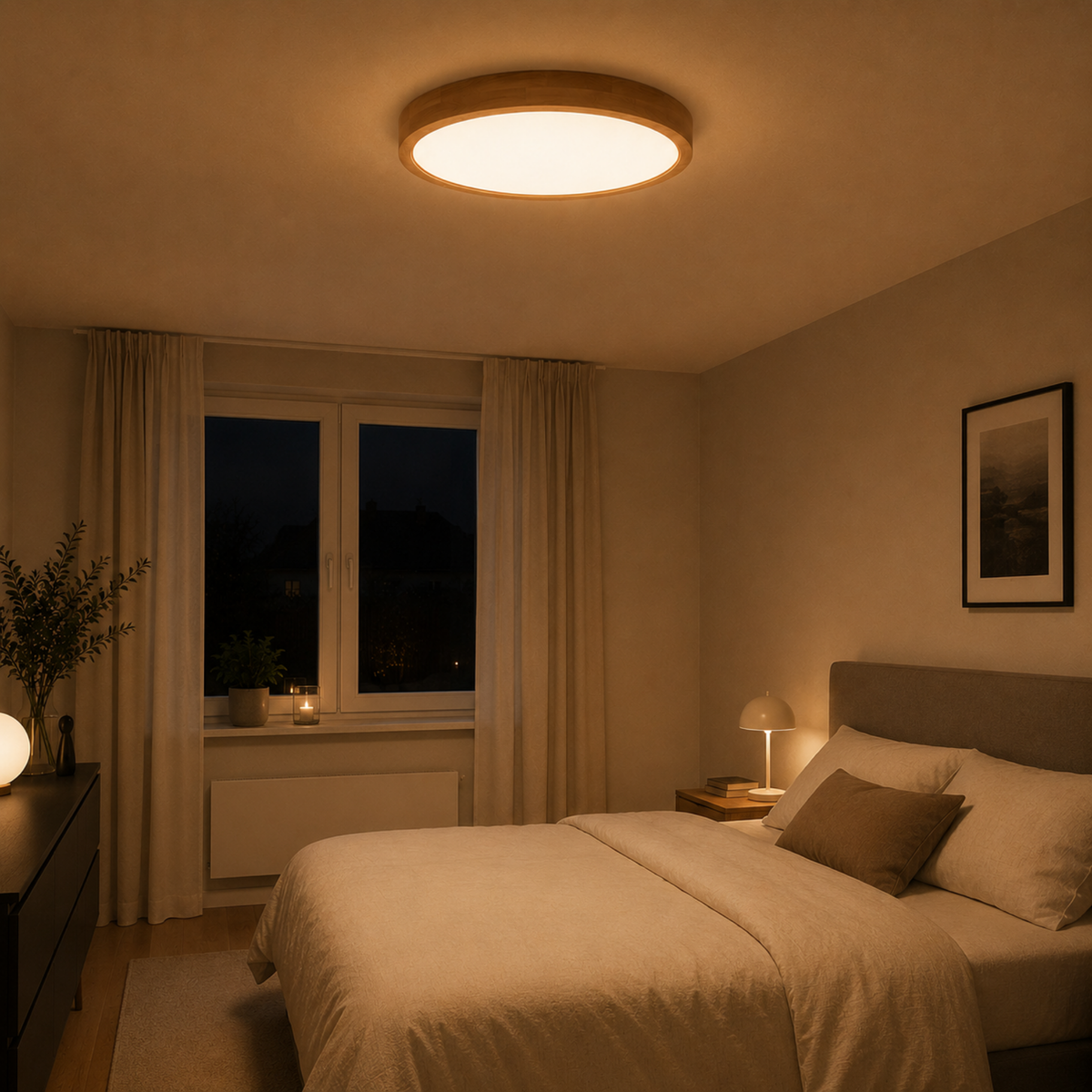 Deckenleuchte Torva - Filigranes Design aus Holz