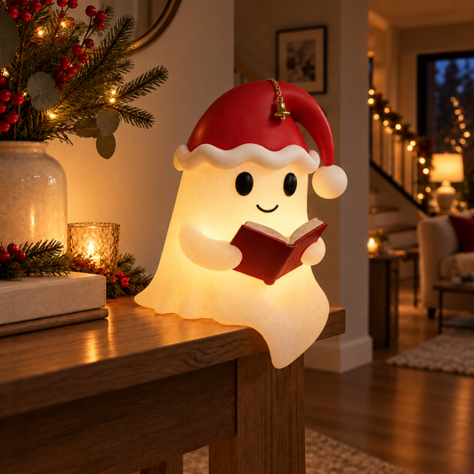 Nachttischlampe Spukel - Weihnachtsgeist-Nachtlicht mit Mütze