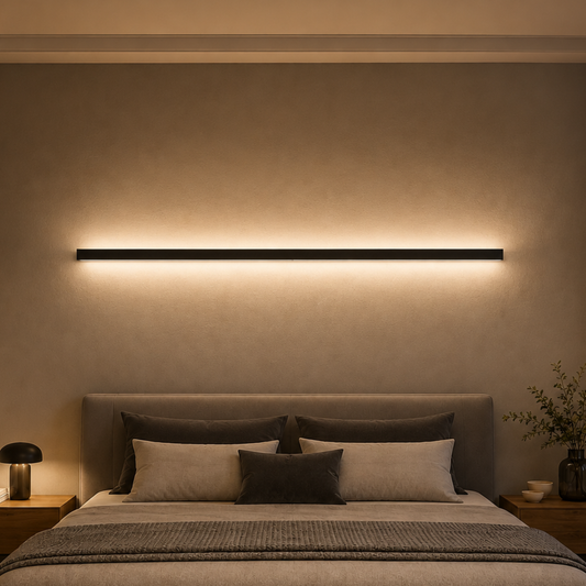 Wandleuchte Delma - Modernes Design in Schwarz & Weiß