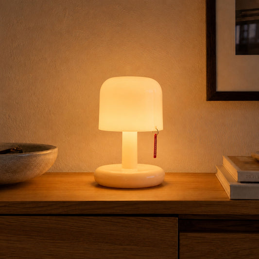 Tischlampe Solen - Sonnenuntergangs-Ambiente mit USB-Akku