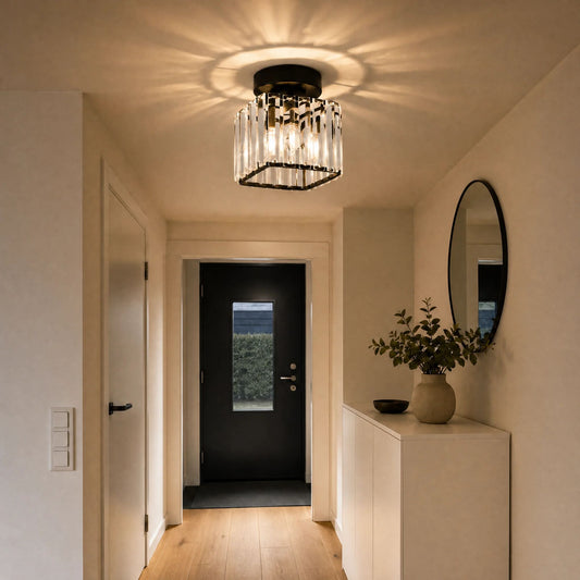Deckenleuchte Aurin - Zeitlose Kristall-Deckenlampe