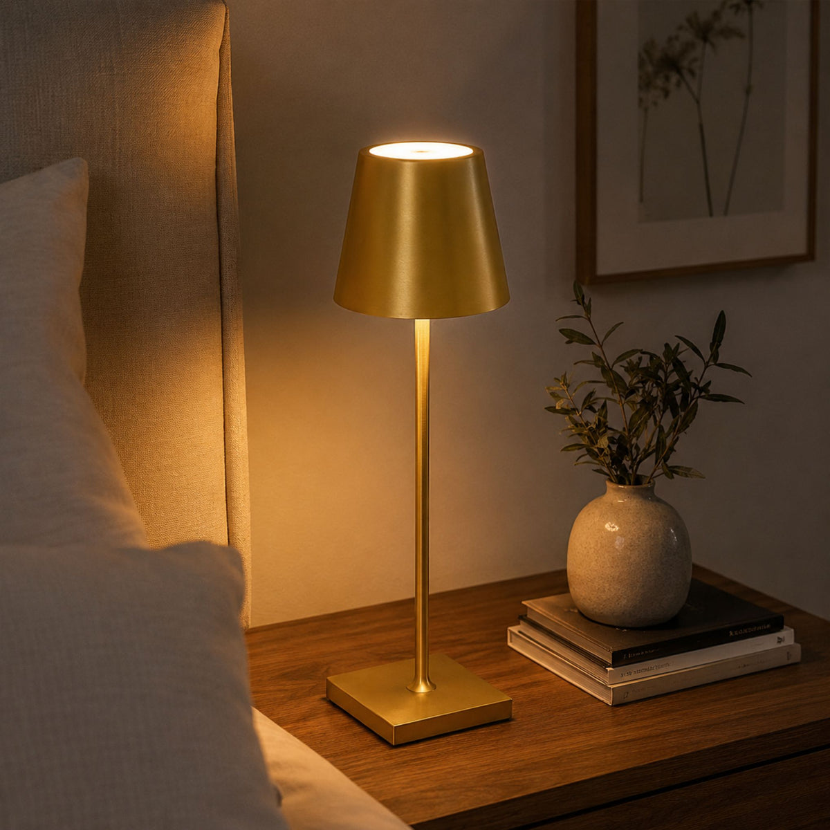 Tischlampe Vyra - Kabellose LED Akku-Tischleuchte