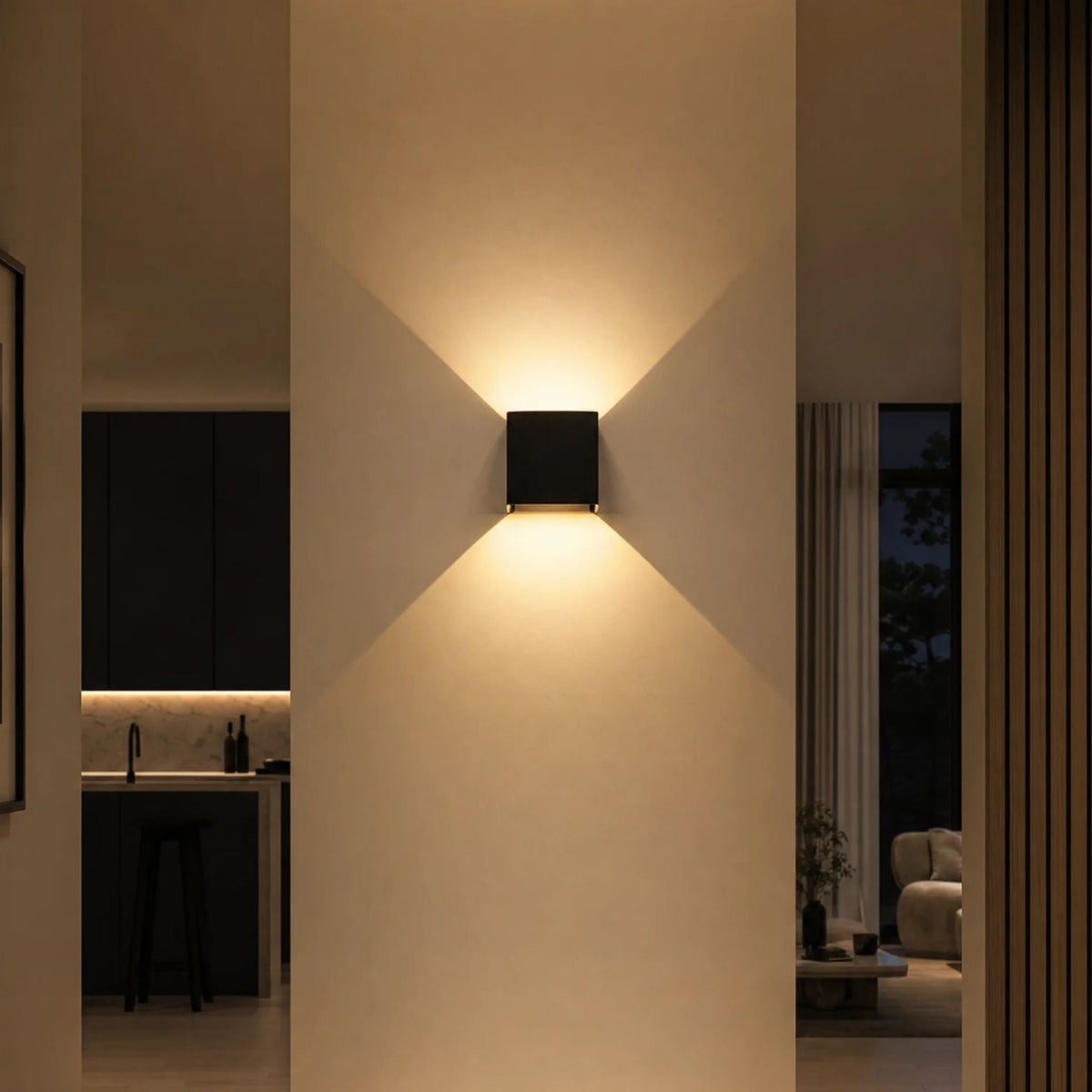 Wandleuchte Nocta - Kabellose LED mit Bewegungssensor