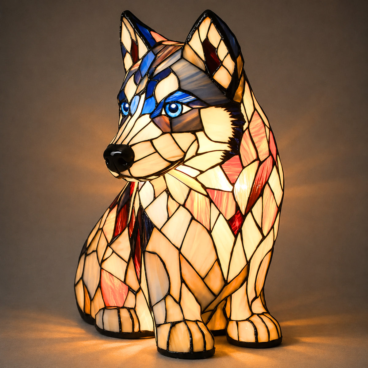 Tischlampe Elva - Kunstvolles Glasdesign