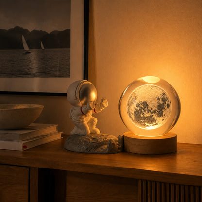Kristallkugel Lampe Norin - Galaxie zum Leuchten