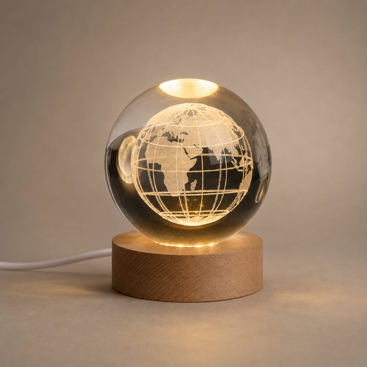 Kristallkugel Lampe Norin - Galaxie zum Leuchten