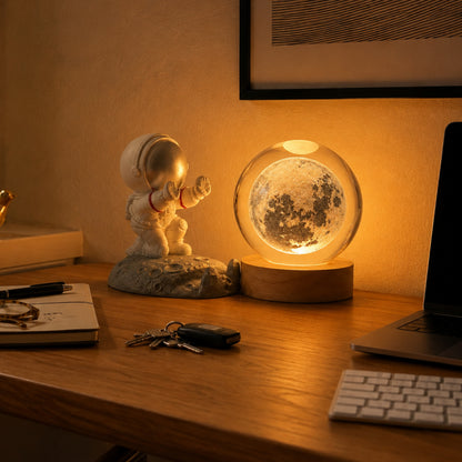 Kristallkugel Lampe Norin - Galaxie zum Leuchten