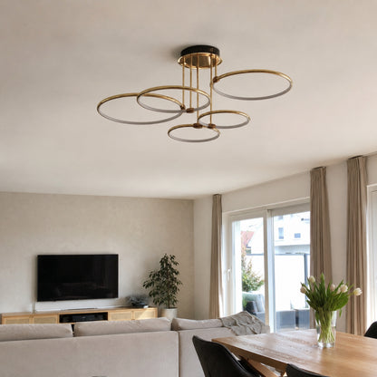 Deckenleuchte Vantis - Eleganter Ringe-Look