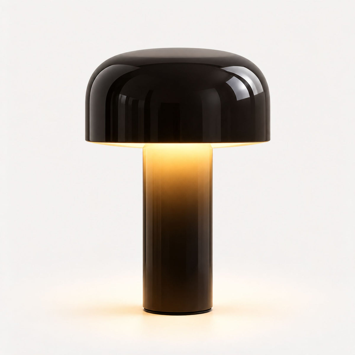 Tischlampe Morio - Kabellose Pilzleuchte aus Aluminium, dimmbar