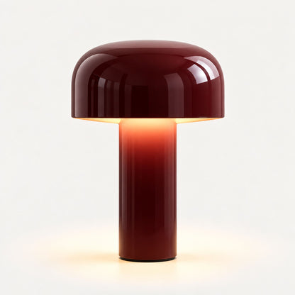 Tischlampe Morio - Kabellose Pilzleuchte aus Aluminium, dimmbar