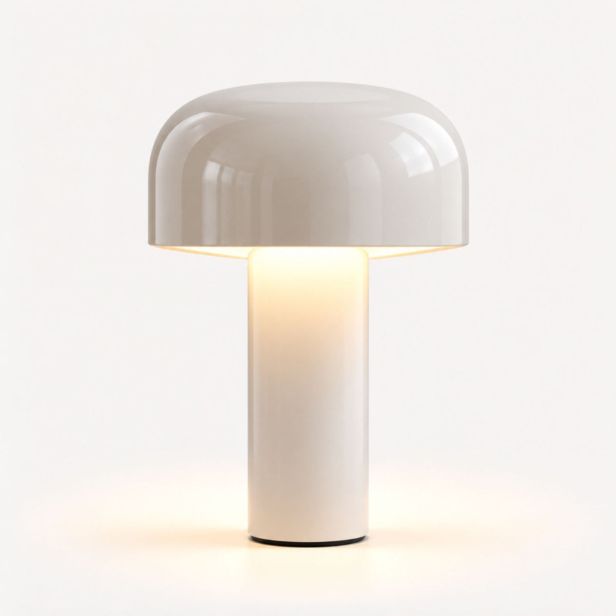 Tischlampe Morio - Kabellose Pilzleuchte aus Aluminium, dimmbar