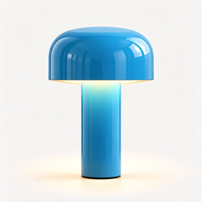 Tischlampe Morio - Kabellose Pilzleuchte aus Aluminium, dimmbar