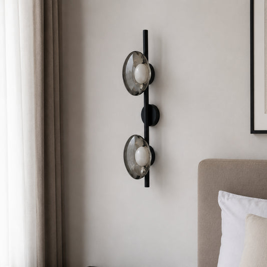 Wandleuchte Ferro - Skulpturales Glas & Licht