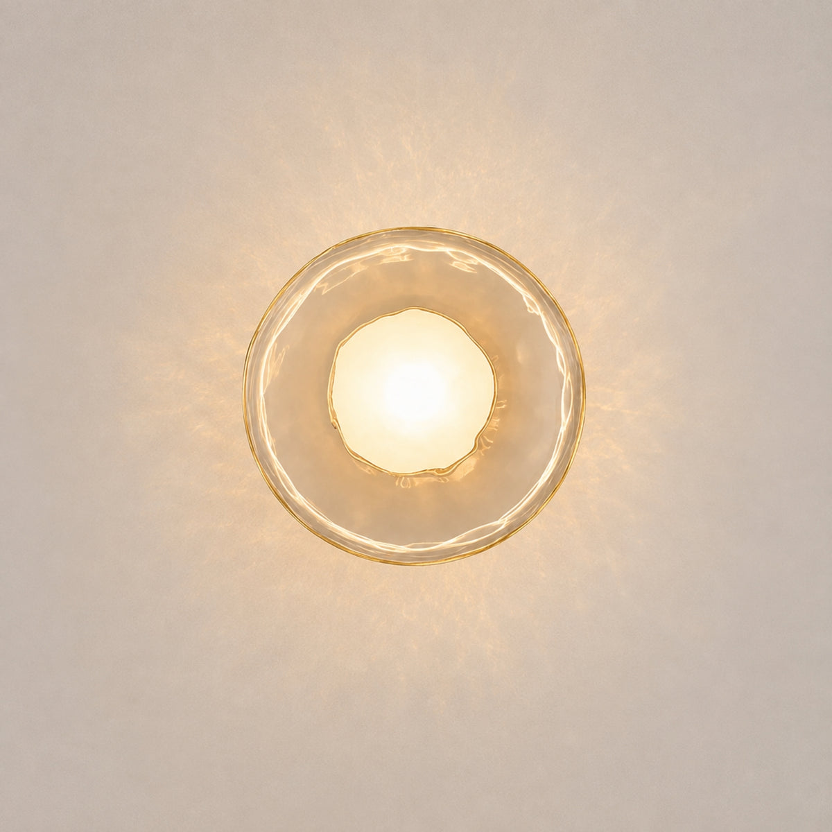Wandleuchte Ferro - Skulpturales Glas & Licht