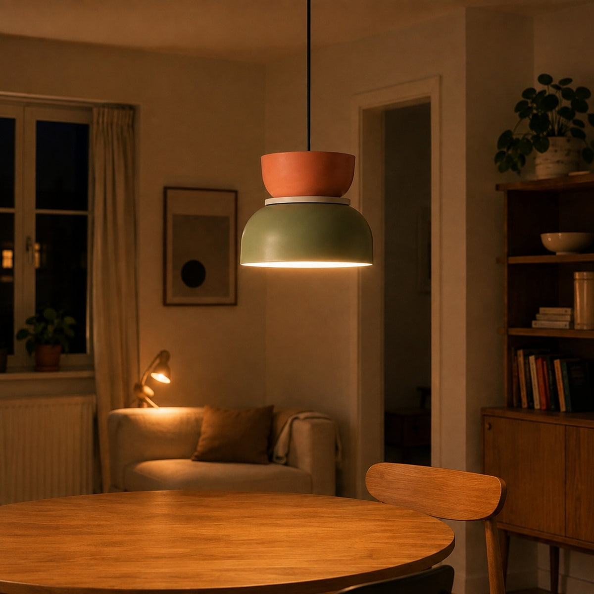 Pendelleuchte Nyla – Nordisches Design in Blockfarben