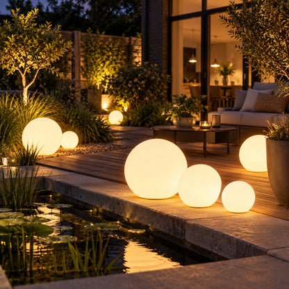 Gartenleuchte Luma - Kabellose LED-Kugelleuchte in 16 Farben