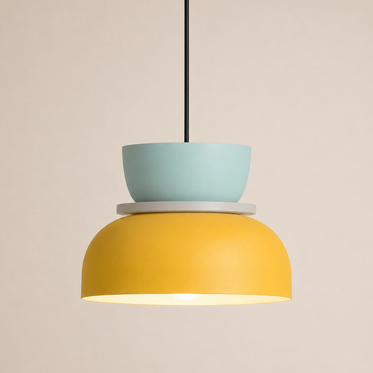 Pendelleuchte Nyla – Nordisches Design in Blockfarben