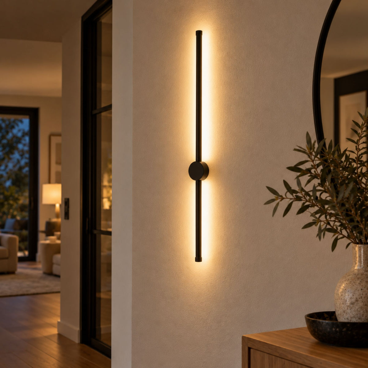 Wandleuchte Linoa - Lineares LED-Design mit 360° Drehfunktion