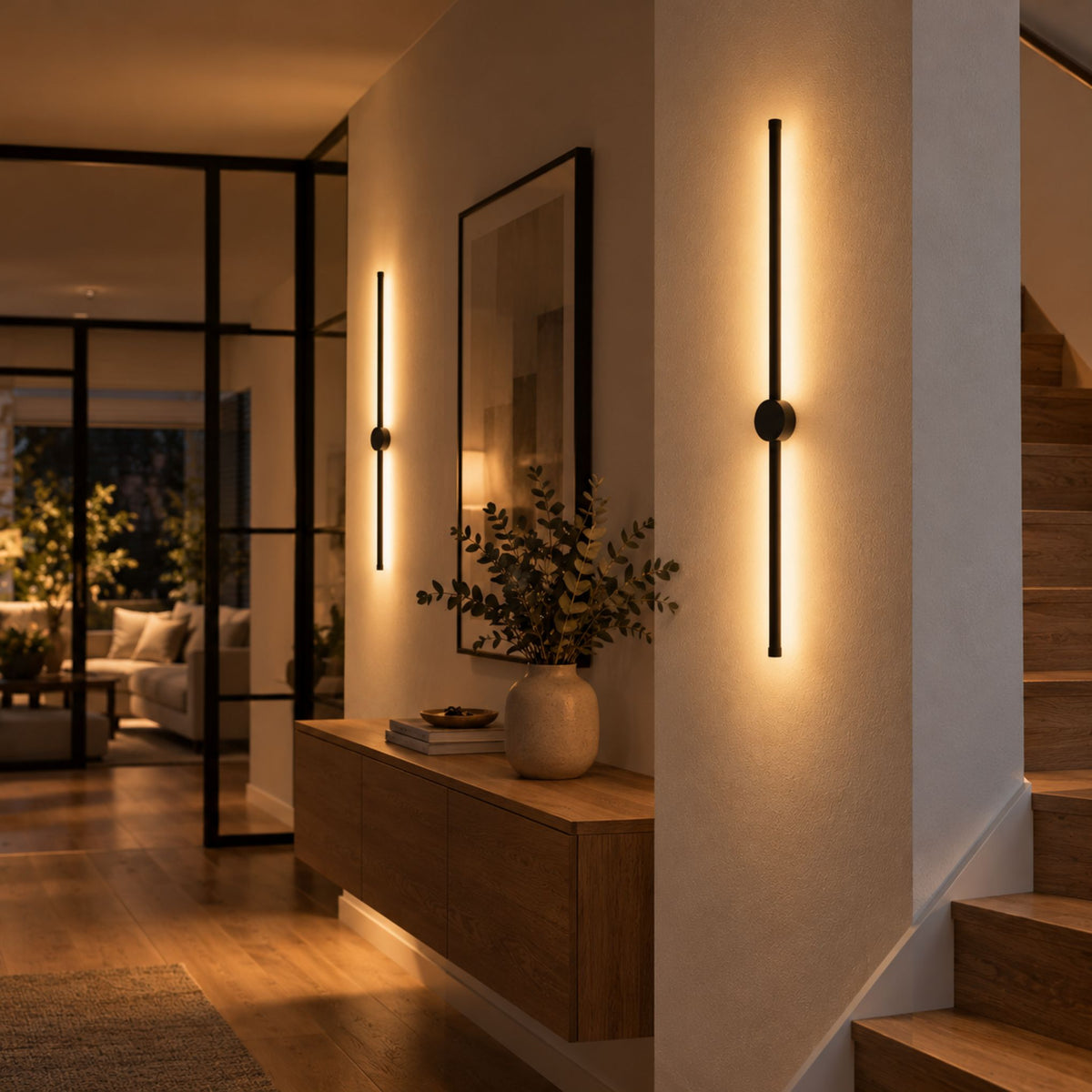 Wandleuchte Linoa - Lineares LED-Design mit 360° Drehfunktion