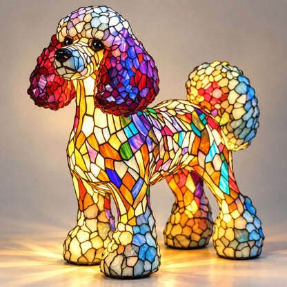 Nachttischlampe Ravio - LED-Nachtlicht mit Hunderassen-Silhouette