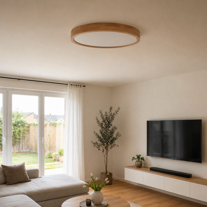 Deckenleuchte Torva - Filigranes Design aus Holz