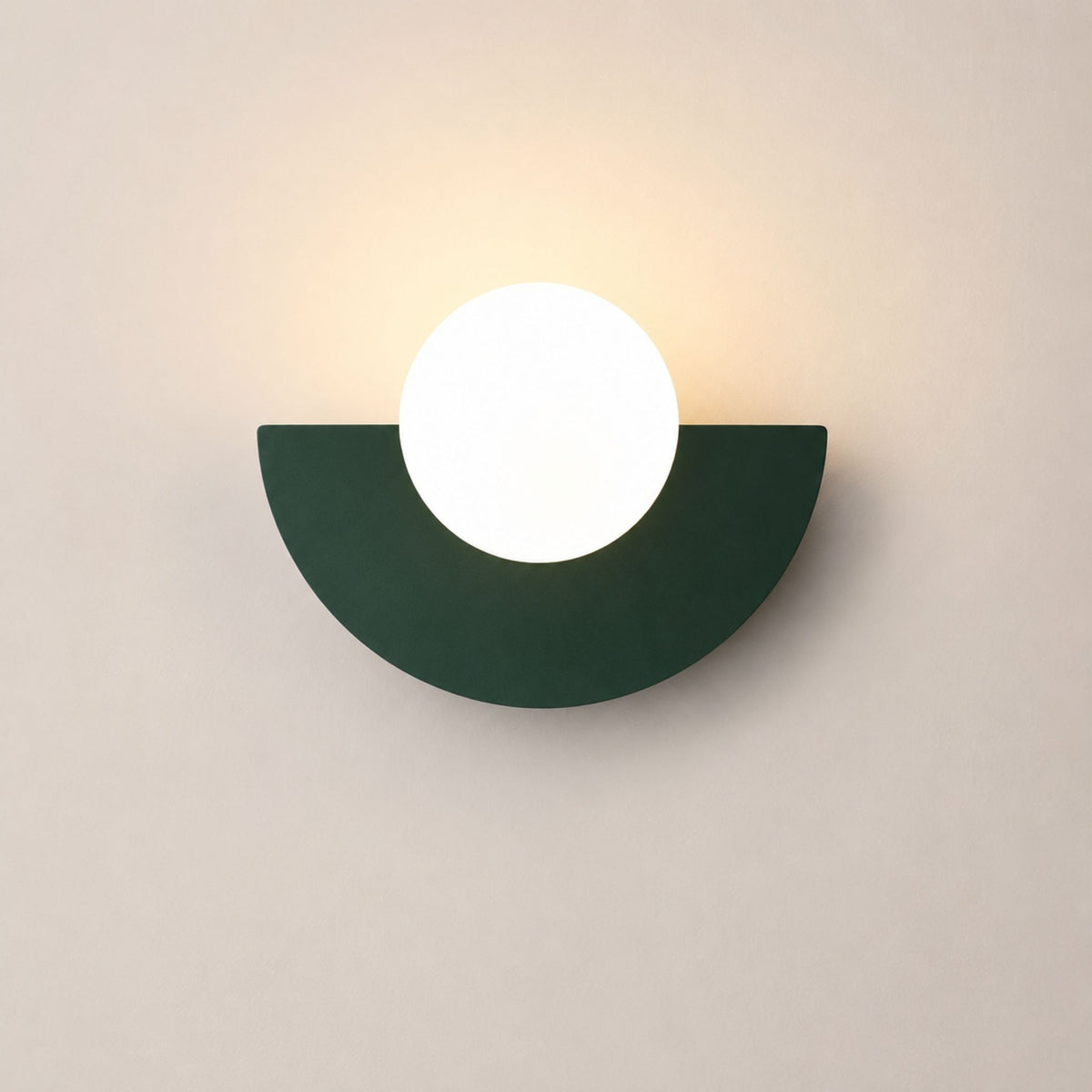 Wandleuchte Halvo - Geometrische LED-Designleuchte im Halbkreis