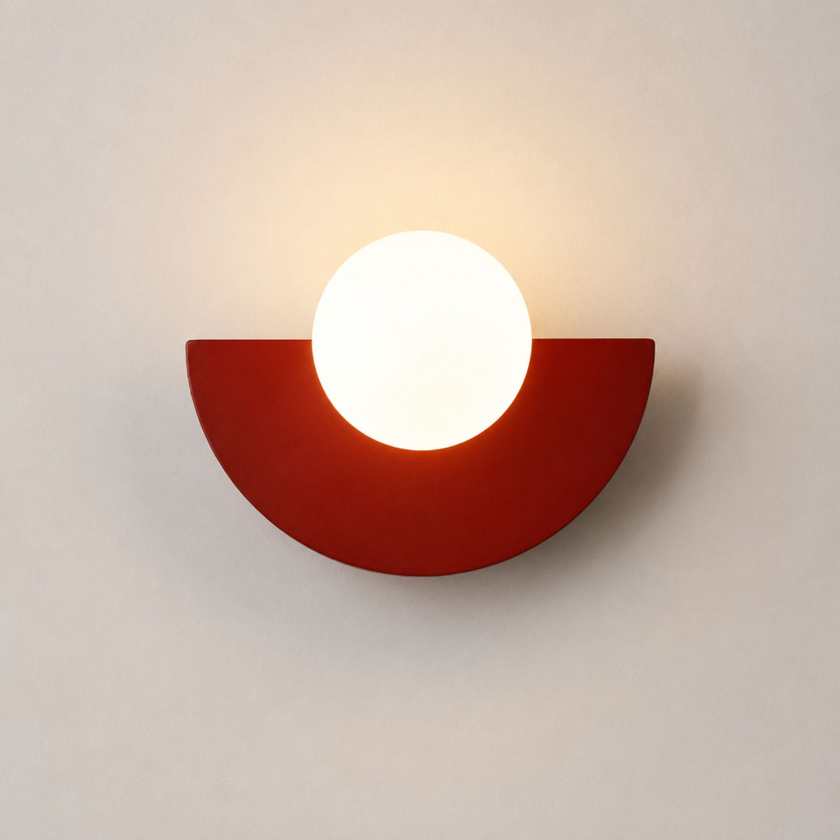 Wandleuchte Halvo - Geometrische LED-Designleuchte im Halbkreis
