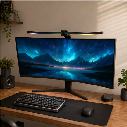 Monitorleuchte Amira – Blendfreies Licht fürs Homeoffice
