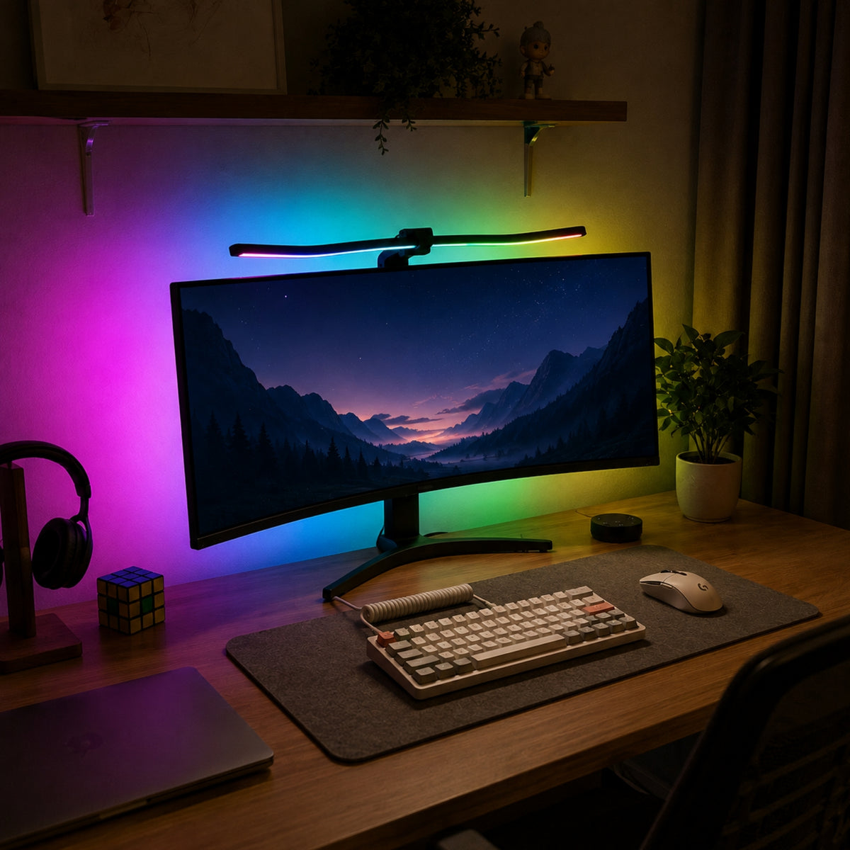 Monitorleuchte Amira – Blendfreies Licht fürs Homeoffice