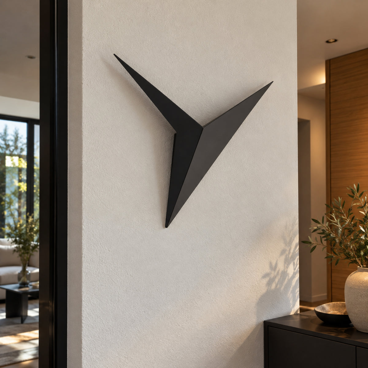 Wandleuchte Stelia - Geometrisches Sternen-Design
