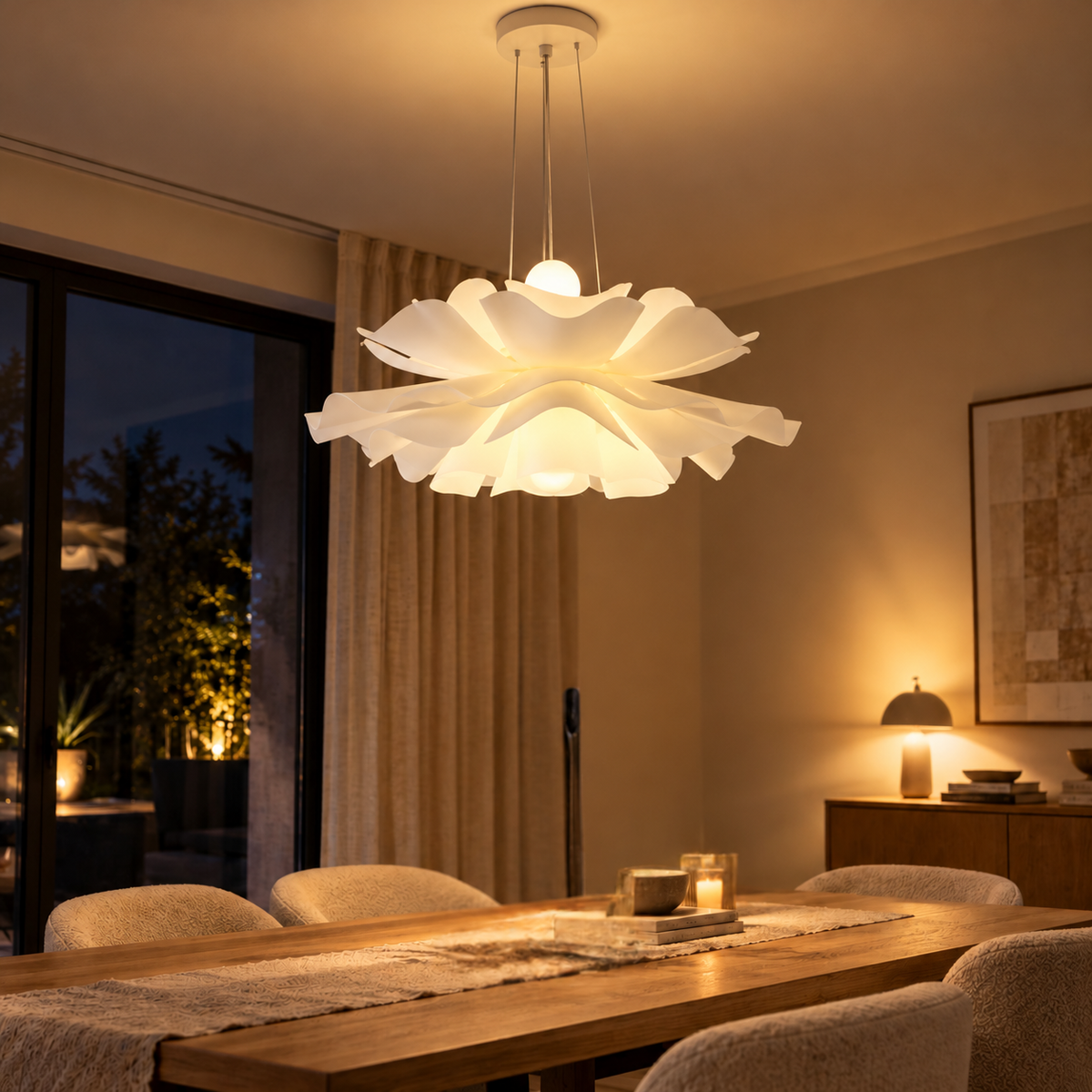 Pendelleuchte Lotos - Nordisches Lotusblüten-Design
