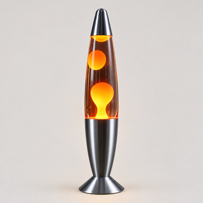 Tischlampe Magmo - Vintage Lavalampe mit Wachs-Effekt
