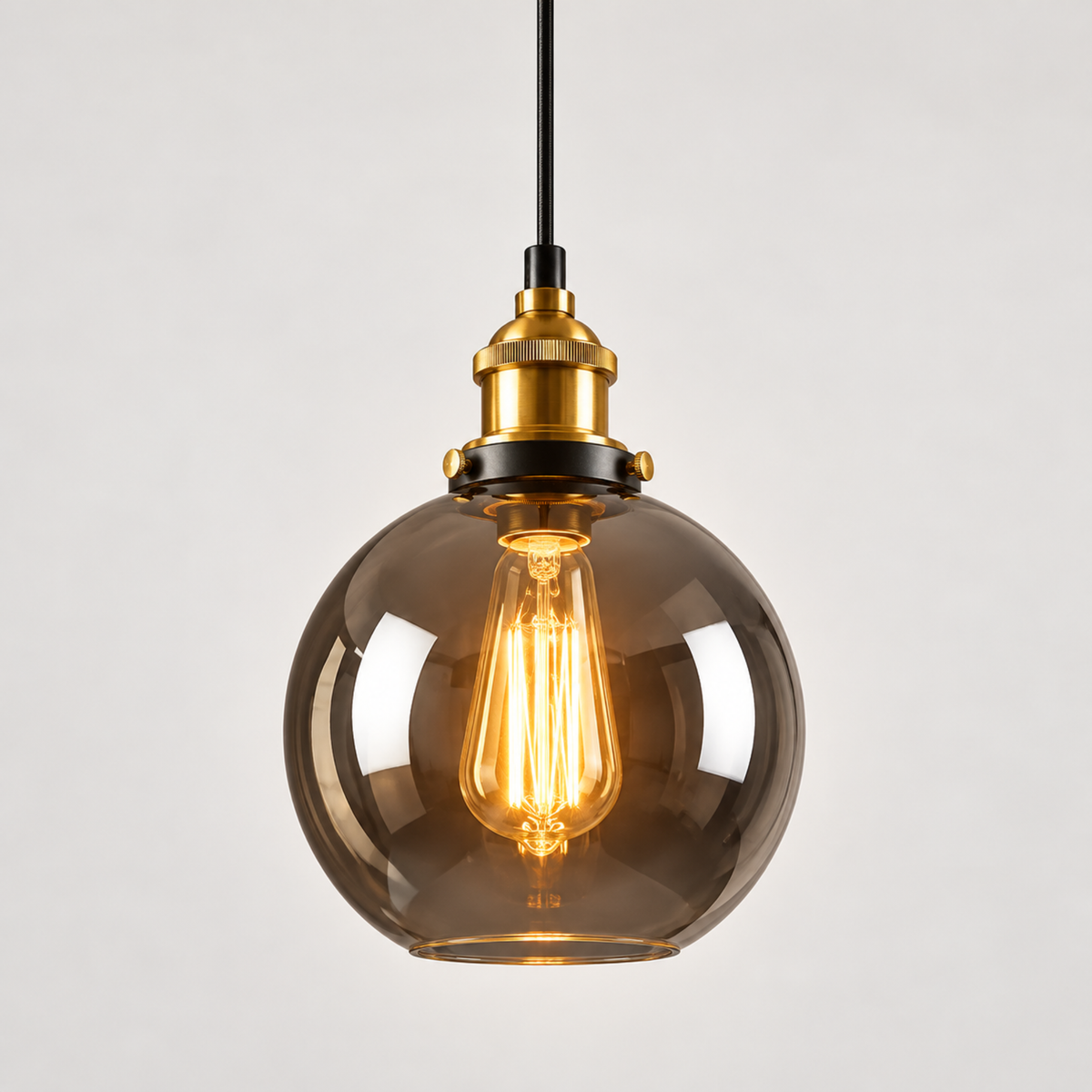 Pendelleuchte Fumo - Elegantes Design aus Rauchglas