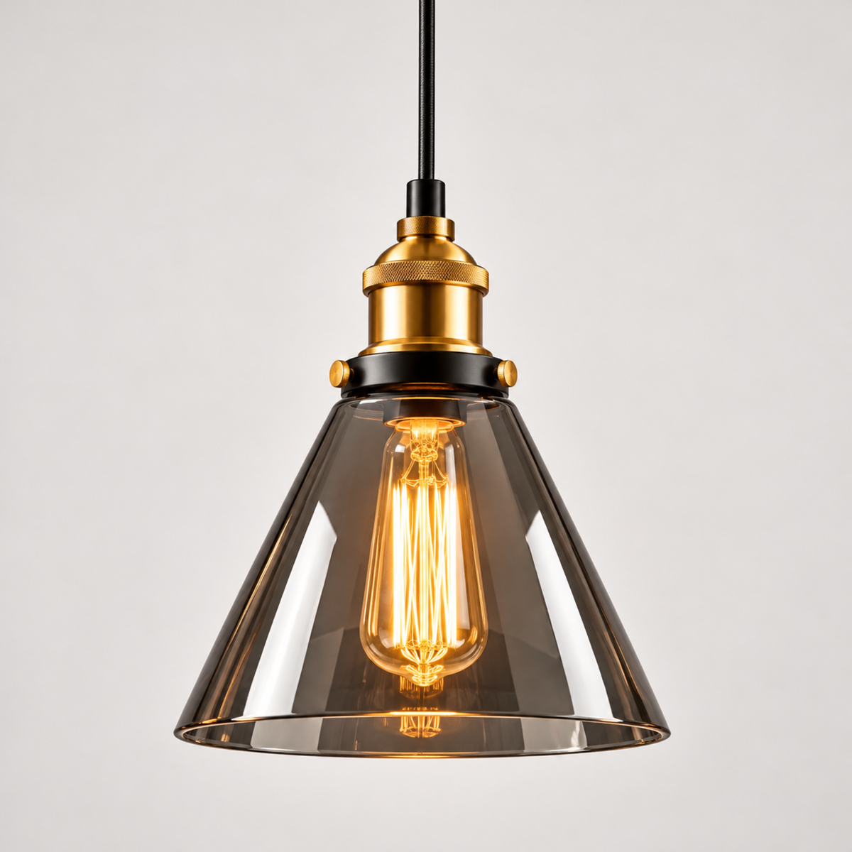 Pendelleuchte Fumo - Elegantes Design aus Rauchglas