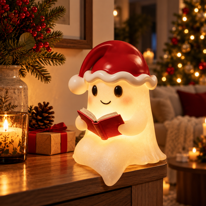 Nachttischlampe Spukel - Weihnachtsgeist-Nachtlicht mit Mütze