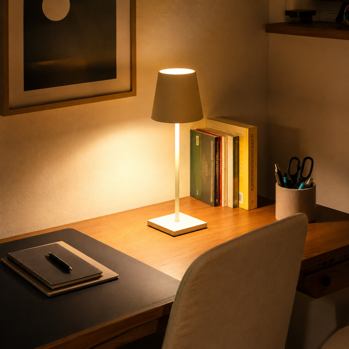 Tischlampe Liora - Kabellose LED Akkuleuchte mit Touch-Dimmer