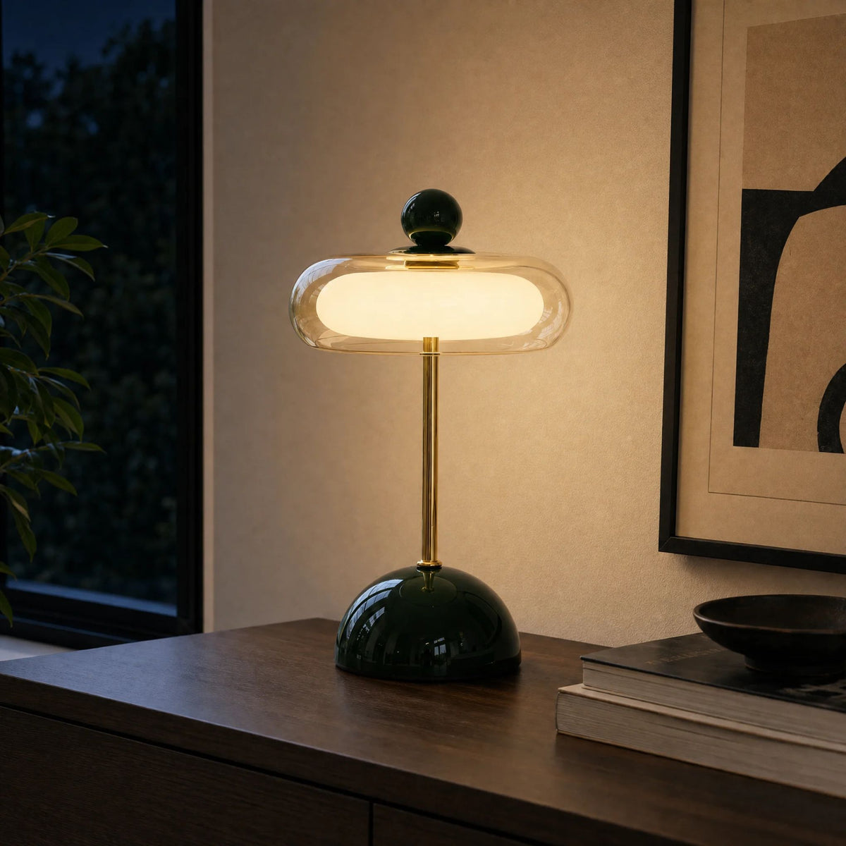 Tischlampe Solene - Kabellose LED Akku-Tischleuchte