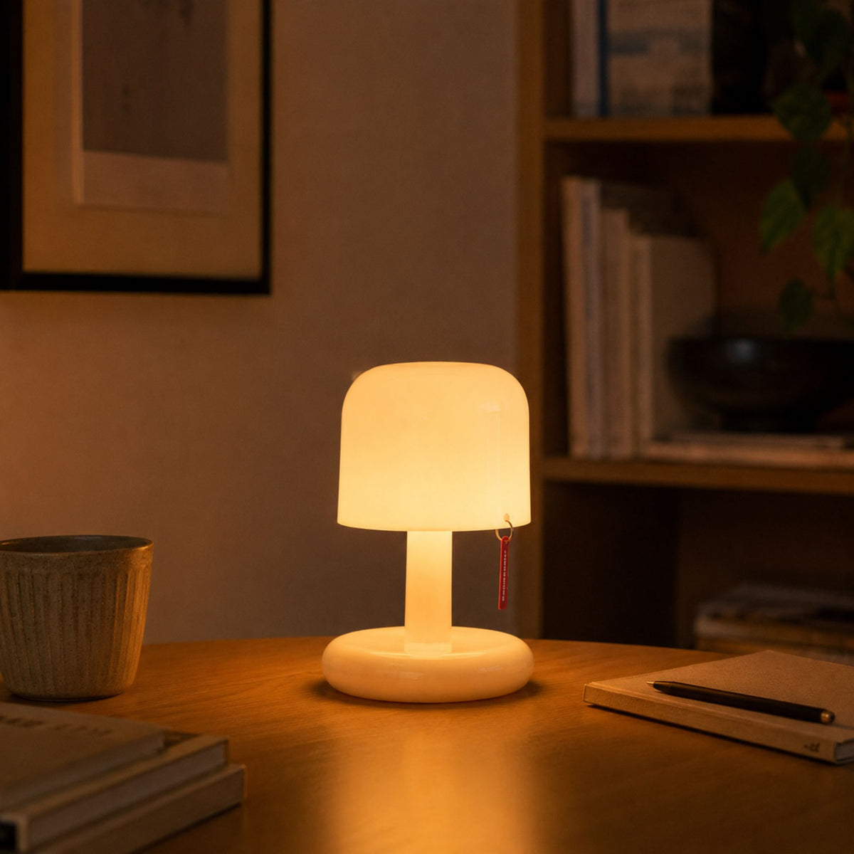Tischlampe Solen - Sonnenuntergangs-Ambiente mit USB-Akku
