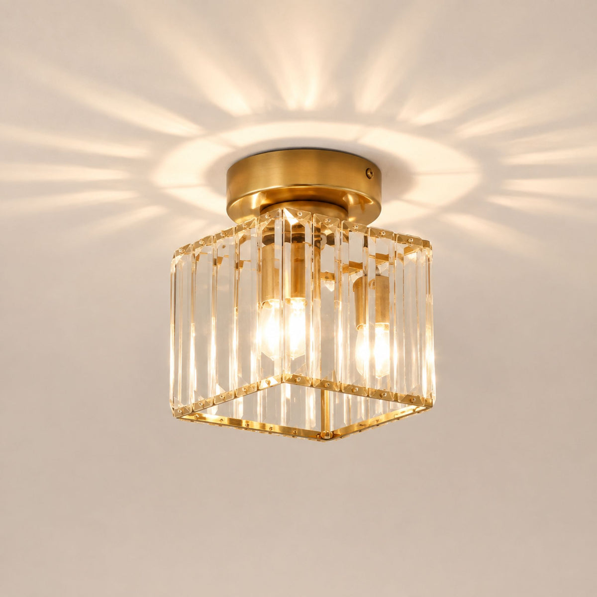 Deckenleuchte Aurin - Zeitlose Kristall-Deckenlampe