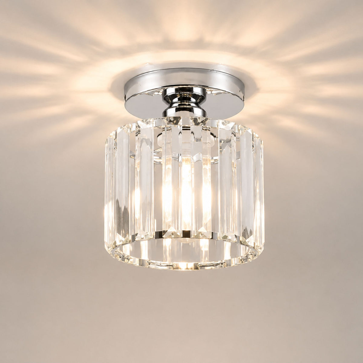 Deckenleuchte Aurin - Zeitlose Kristall-Deckenlampe