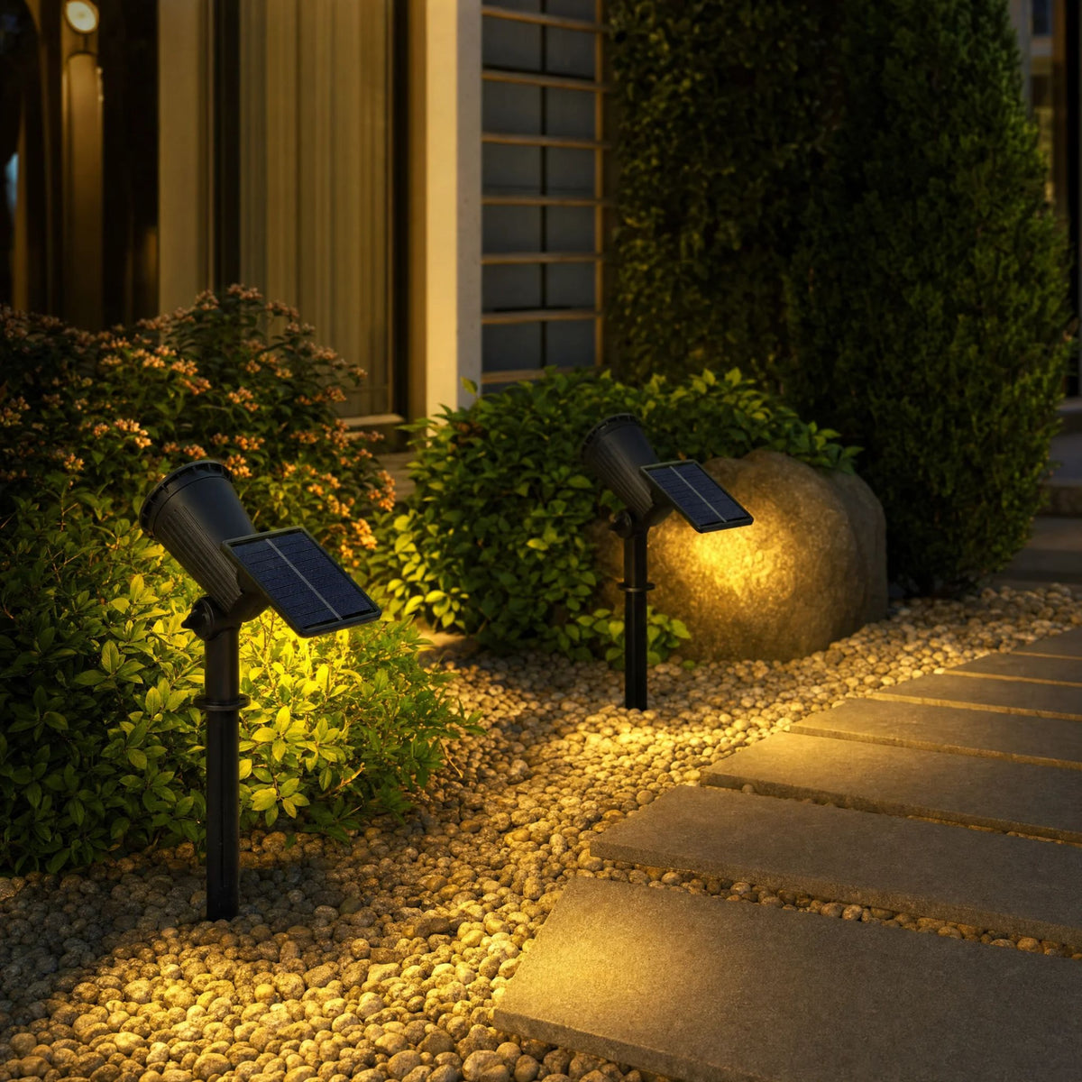 Gartenleuchte Zeno - Kabellose LED-Solarleuchte mit Dämmerungssensor