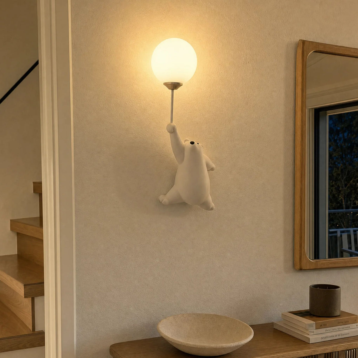 Wandleuchte Doran - Kuschelige LED-Bärenlampe fürs Kinderzimmer