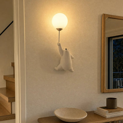 Wandleuchte Doran - Kuschelige LED-Bärenlampe fürs Kinderzimmer