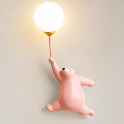 Wandleuchte Doran - Kuschelige LED-Bärenlampe fürs Kinderzimmer
