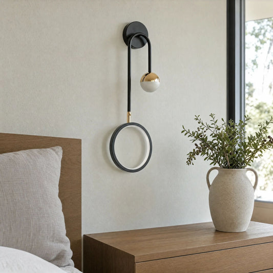 Wandleuchte Brael - Skandinavisches Design mit LED-Ring